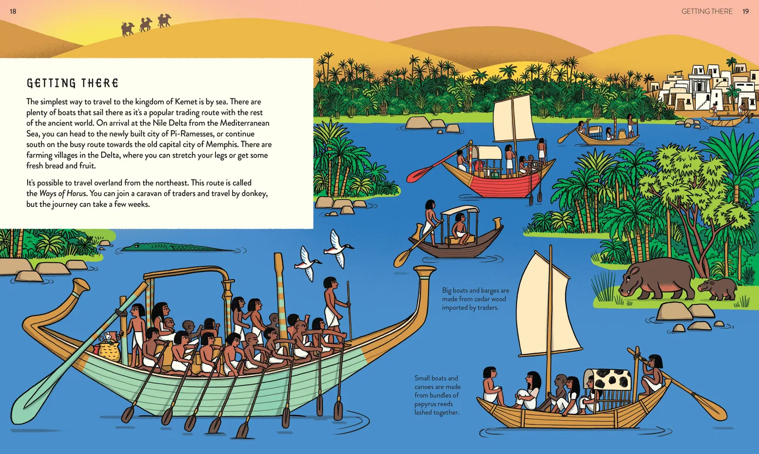 Abrams and Chronicle Tiny Tours Ancient Egypt reisebok pocket oldtid