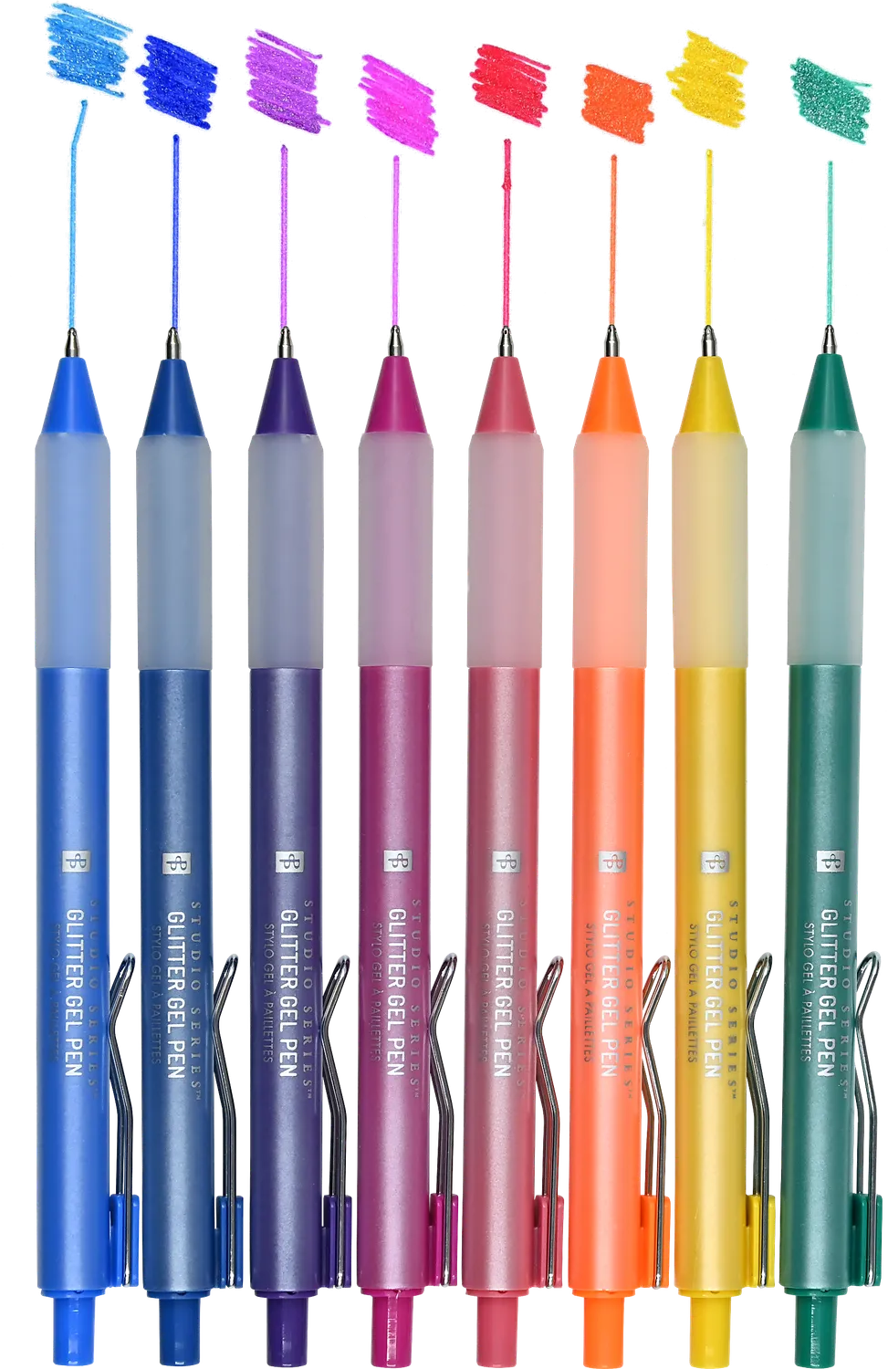 Peter Pauper Press Studio Series glitter gelpenner 8 stk