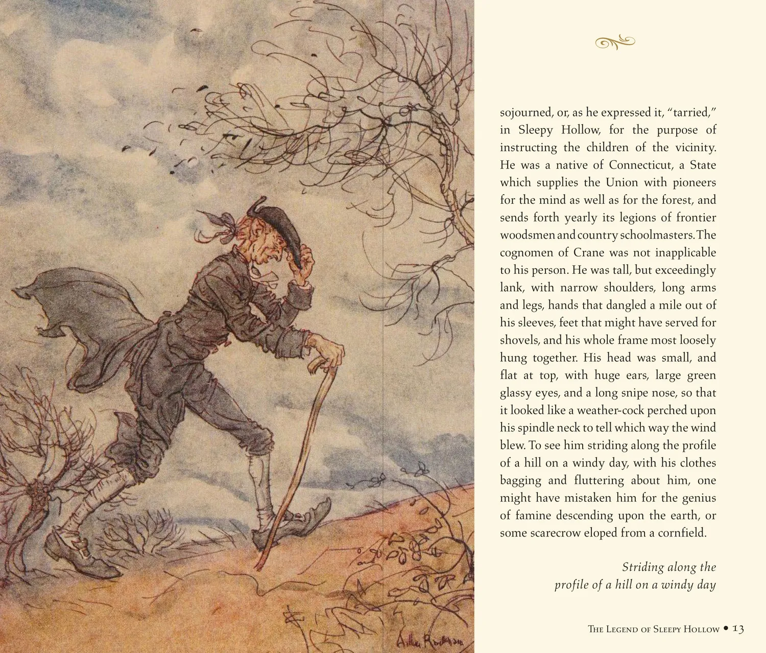 Peter Pauper Press The Legend of Sleepy Hollow gavebok innbundet