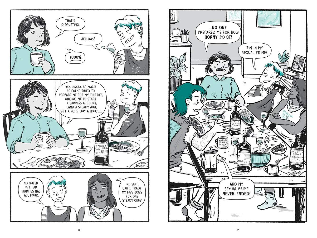 Archie Bongiovanni Mimosa innbundet tegneserie queer