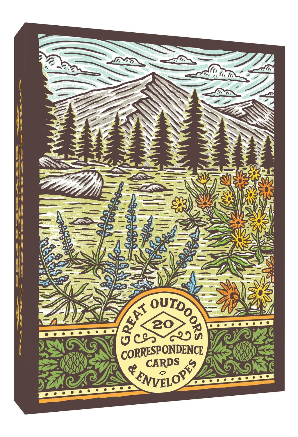 Great Outdoors Correspondence Cards brevkort 20-pakning