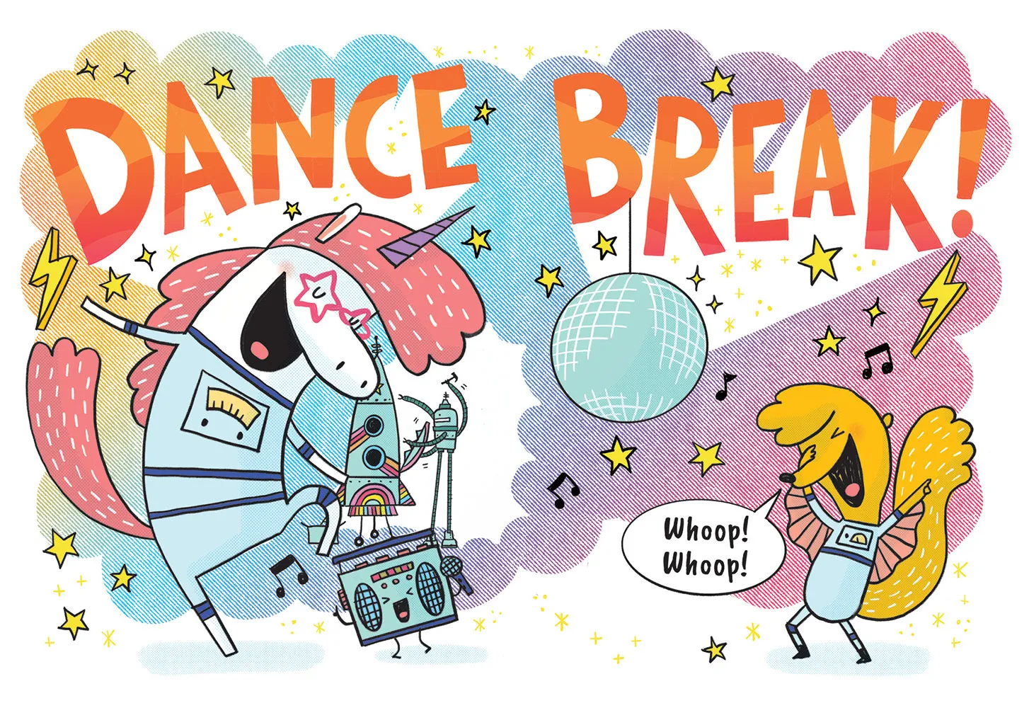 Hello!Lucky Astrid Stella Cosmic Adventures grafisk roman 6-9