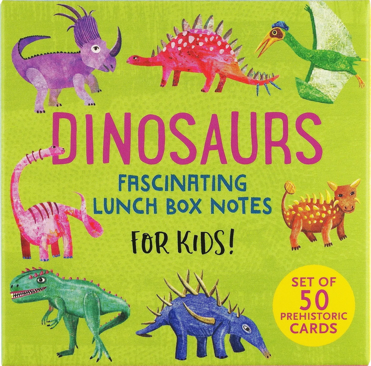 Peter Pauper Press Dinosaurs lunsjlapper 50 kort barn
