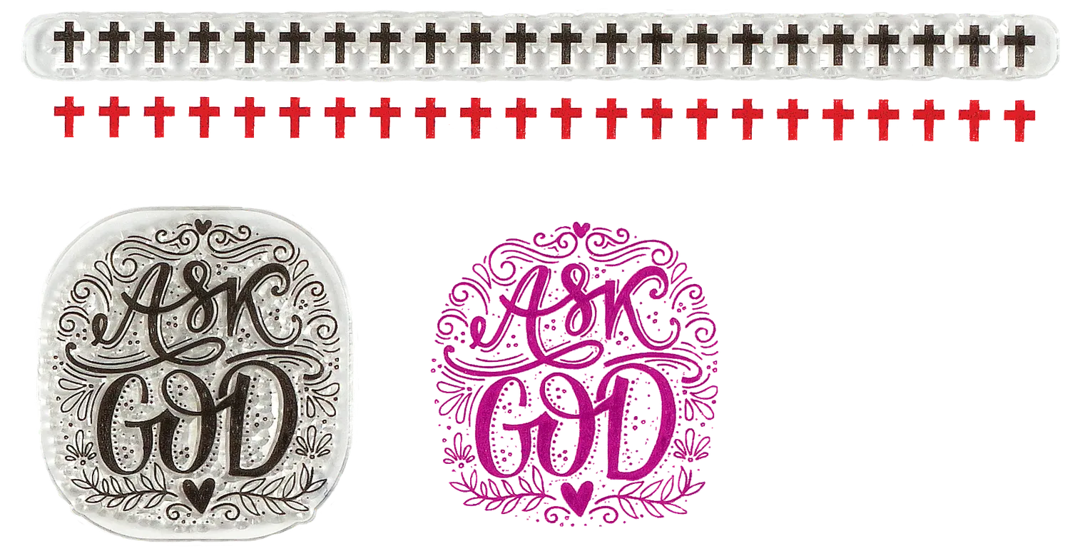 Peter Pauper Press Faith stempelsett silikon 27 stempler
