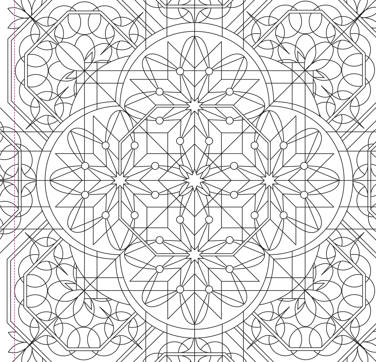Peter Pauper Press Kaleidoscope Designs Artist's Coloring Book fargebok