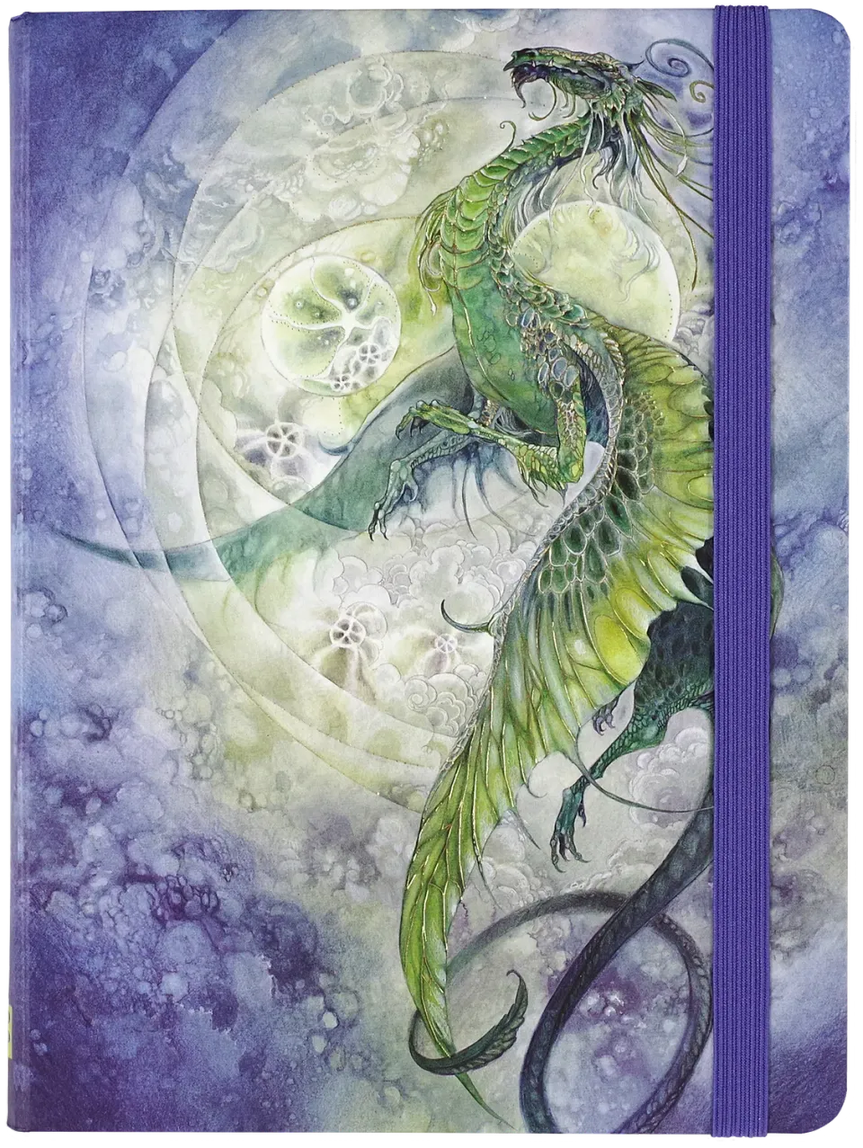 Peter Pauper Press Dragon notatbok linjert drage gullsnitt