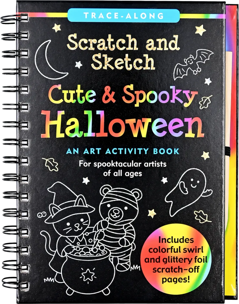 Scratch and Sketch Cute Spooky Halloween skrapebok