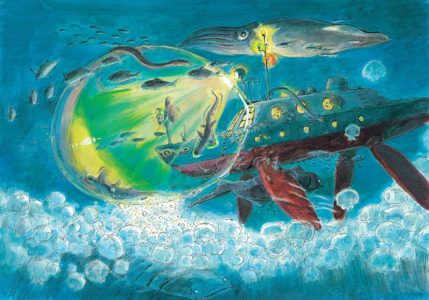 Studio Ghibli Ponyo notatbok linjert 192 sider