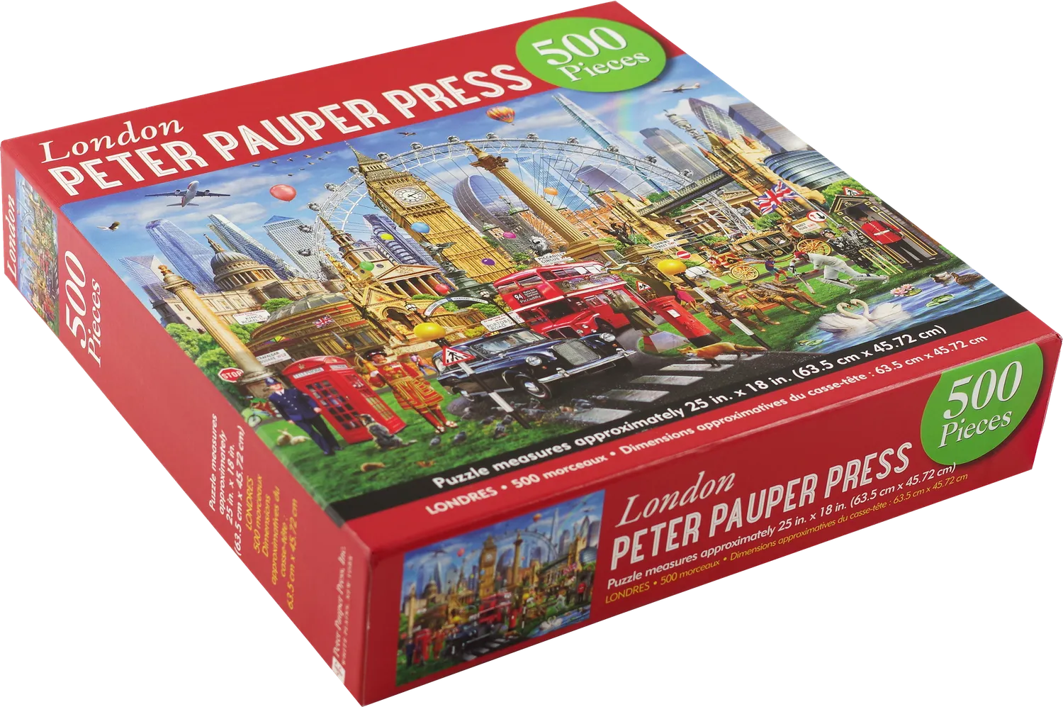 Peter Pauper Press London 500 Piece Jigsaw Puzzle puslespill