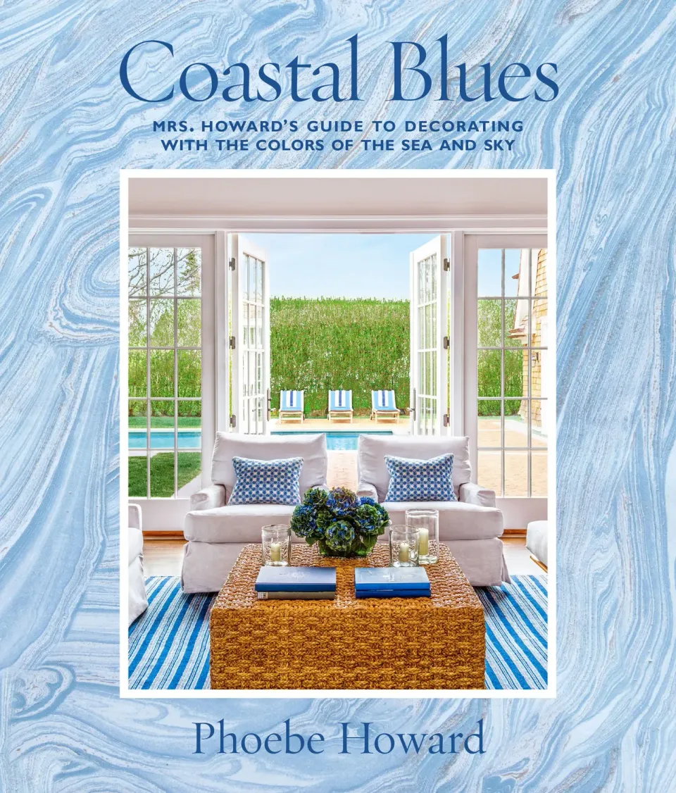 Abrams and Chronicle Coastal Blues innbundet bok blått