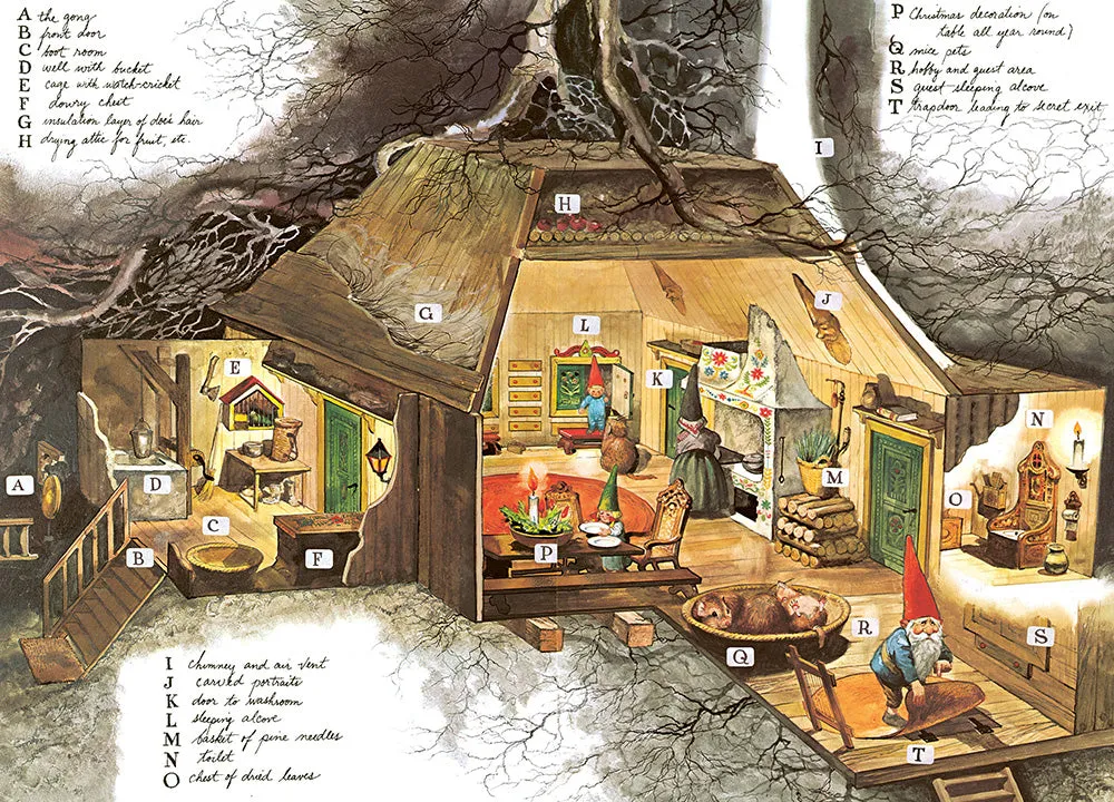 Abrams and Chronicle Gnomes innbundet bok illustrert klassiker
