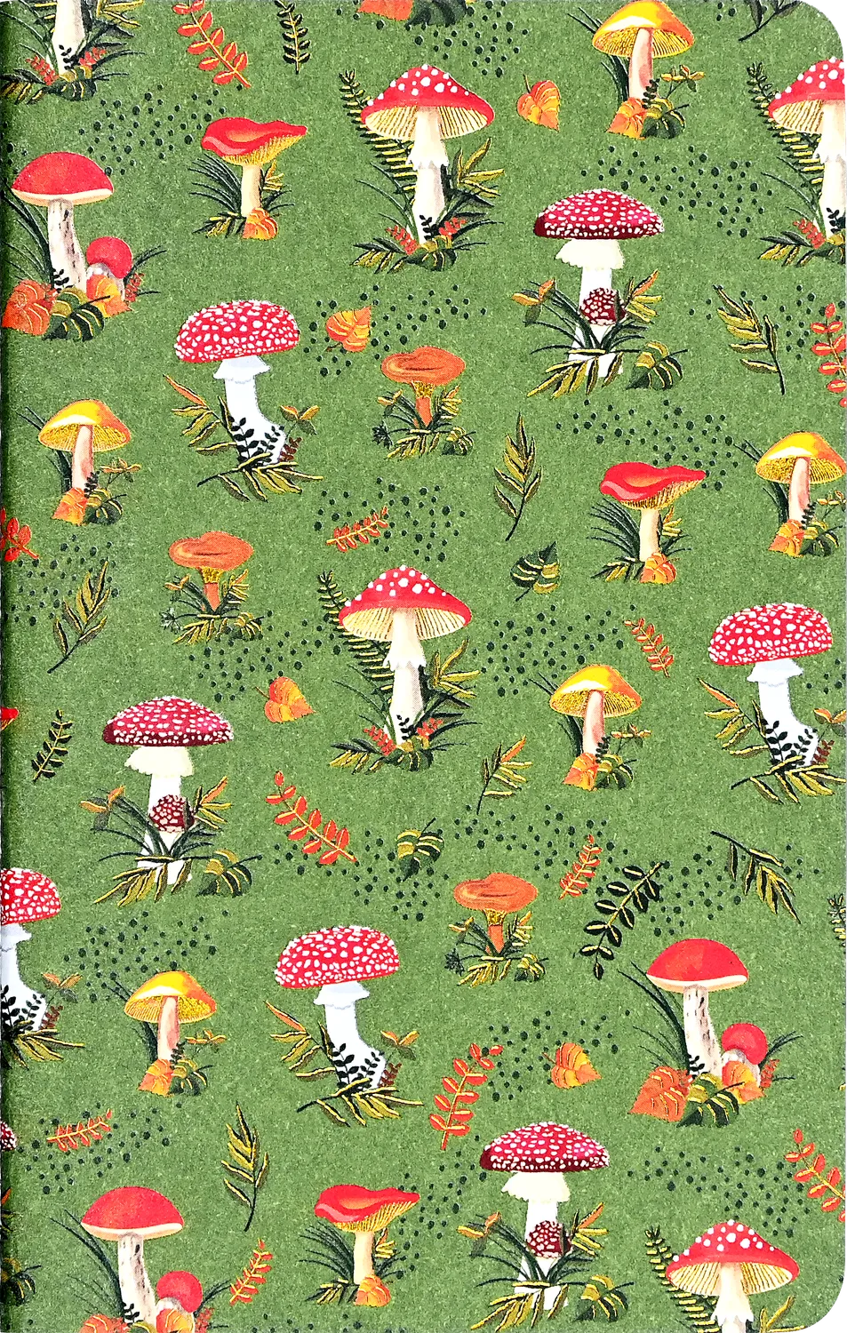 Peter Pauper Press Jotter Mushrooms mininotatbok 3-pakning linjert