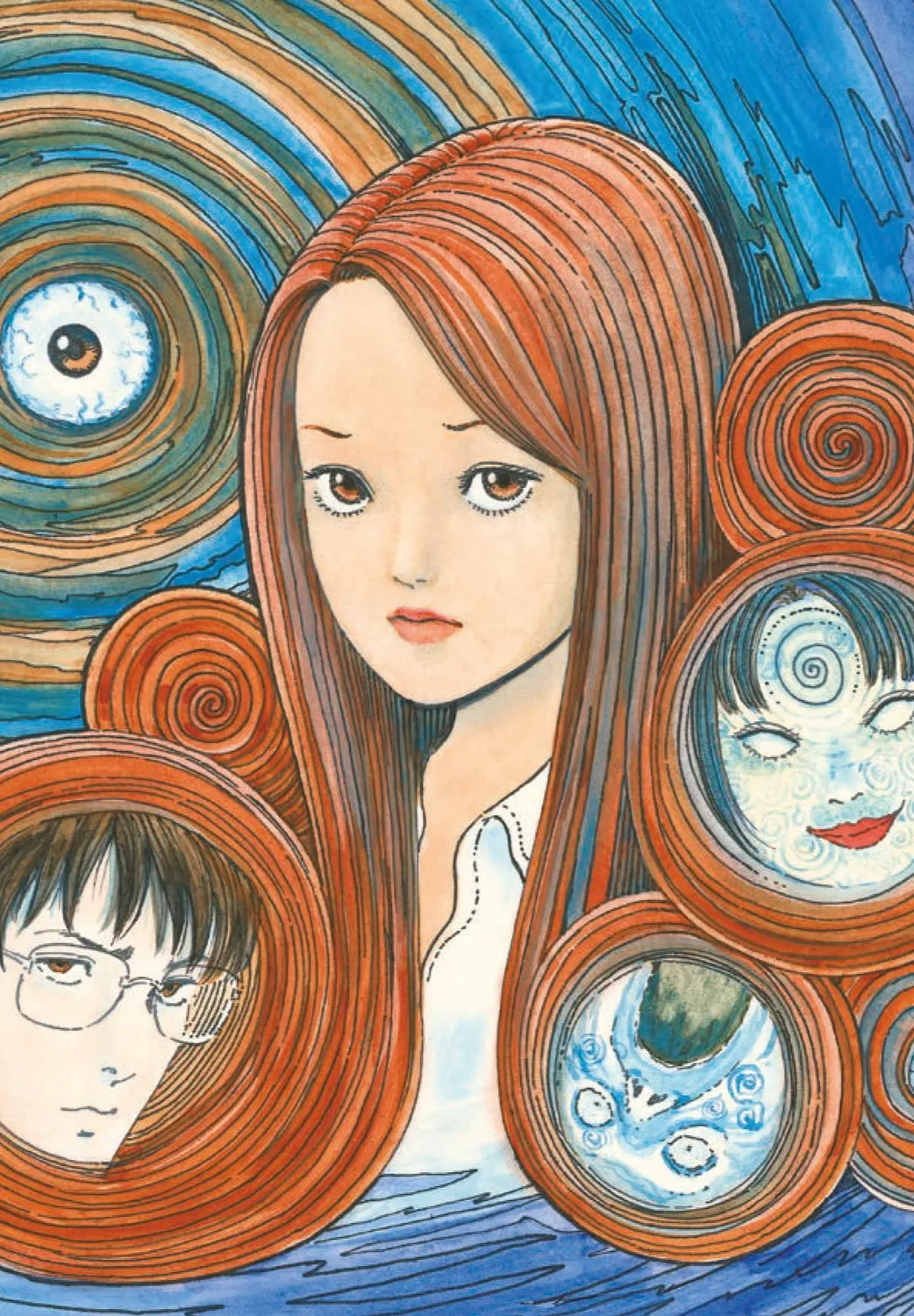 Junji Ito Uzumaki 100 Collectible Postcards postkort skrekk