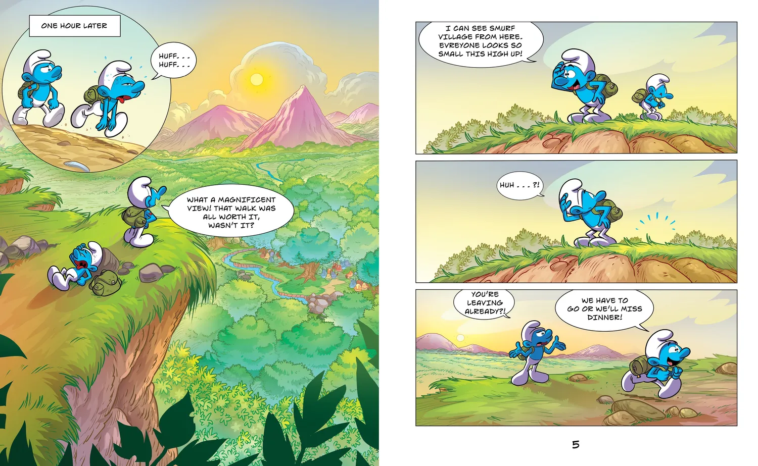 Abrams and Chronicle We Are Smurfs Bright New Days 3 tegneserie
