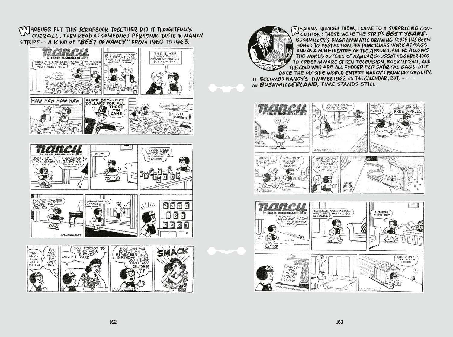 Abrams and Chronicle Three Rocks Ernie Bushmiller tegneseriebok innbundet