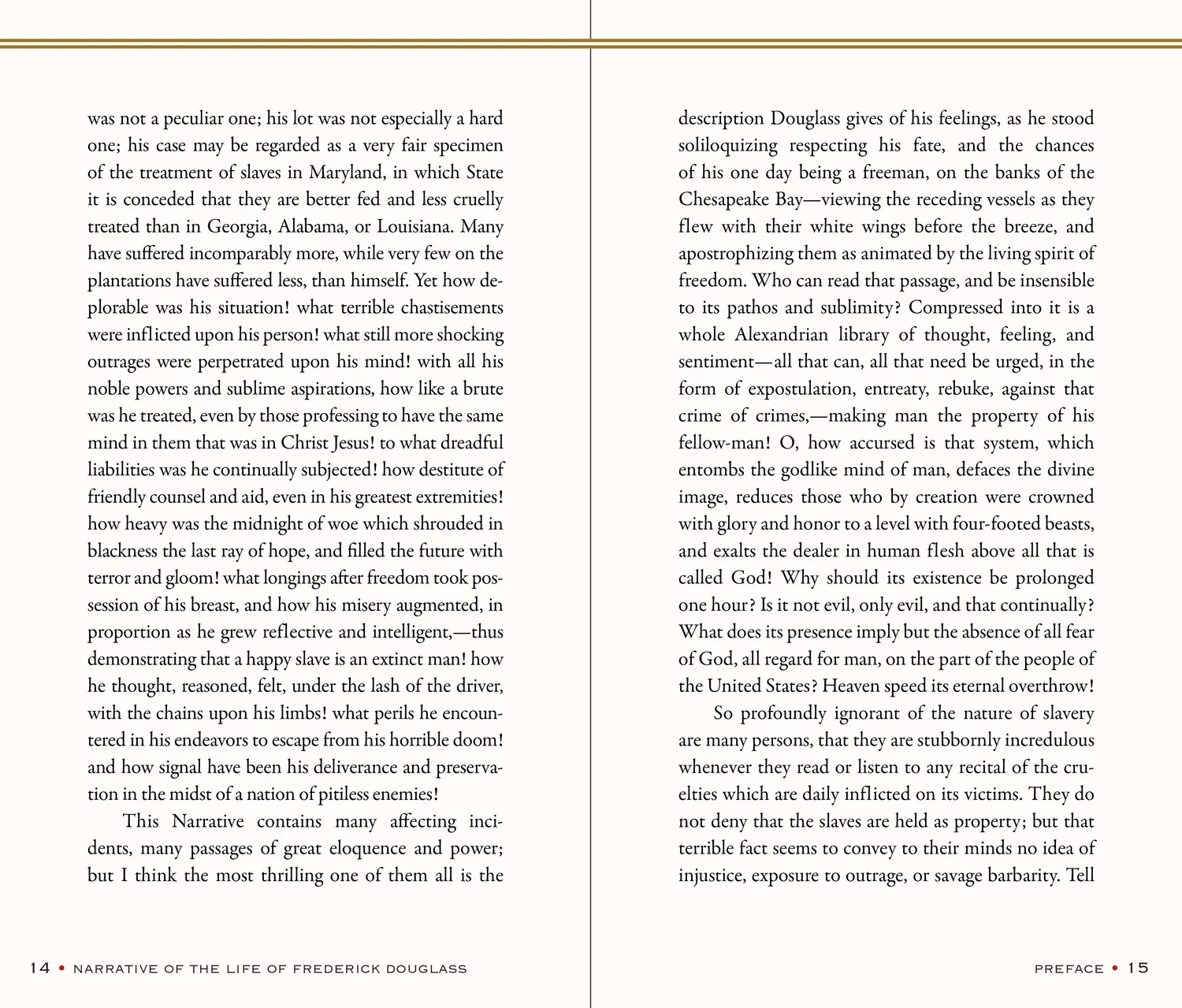 Peter Pauper Press Narrative of the Life of Frederick Douglass bok innbundet gaveutgave
