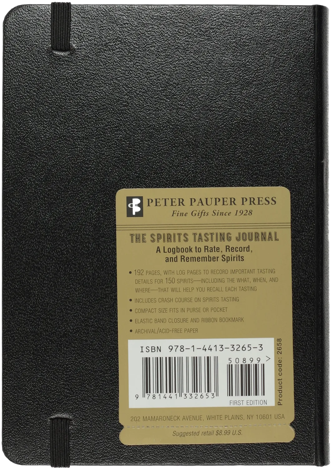 Peter Pauper Press Spirits smaksjournal lommeformat