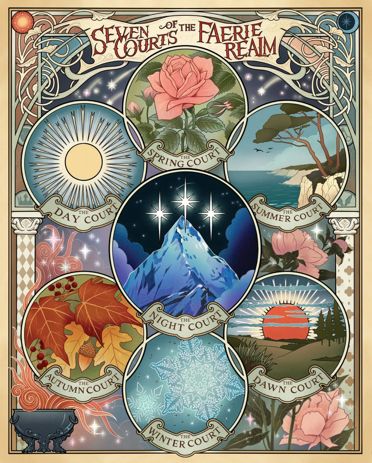 Sarah J. Maas A Court of Thorns and Roses puslespill 1000 brikker folie