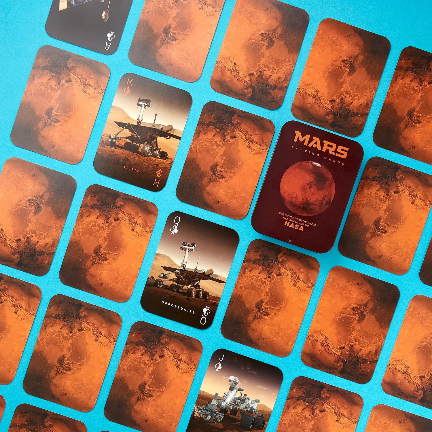 Abrams and Chronicle Mars spillkort NASA-bilder