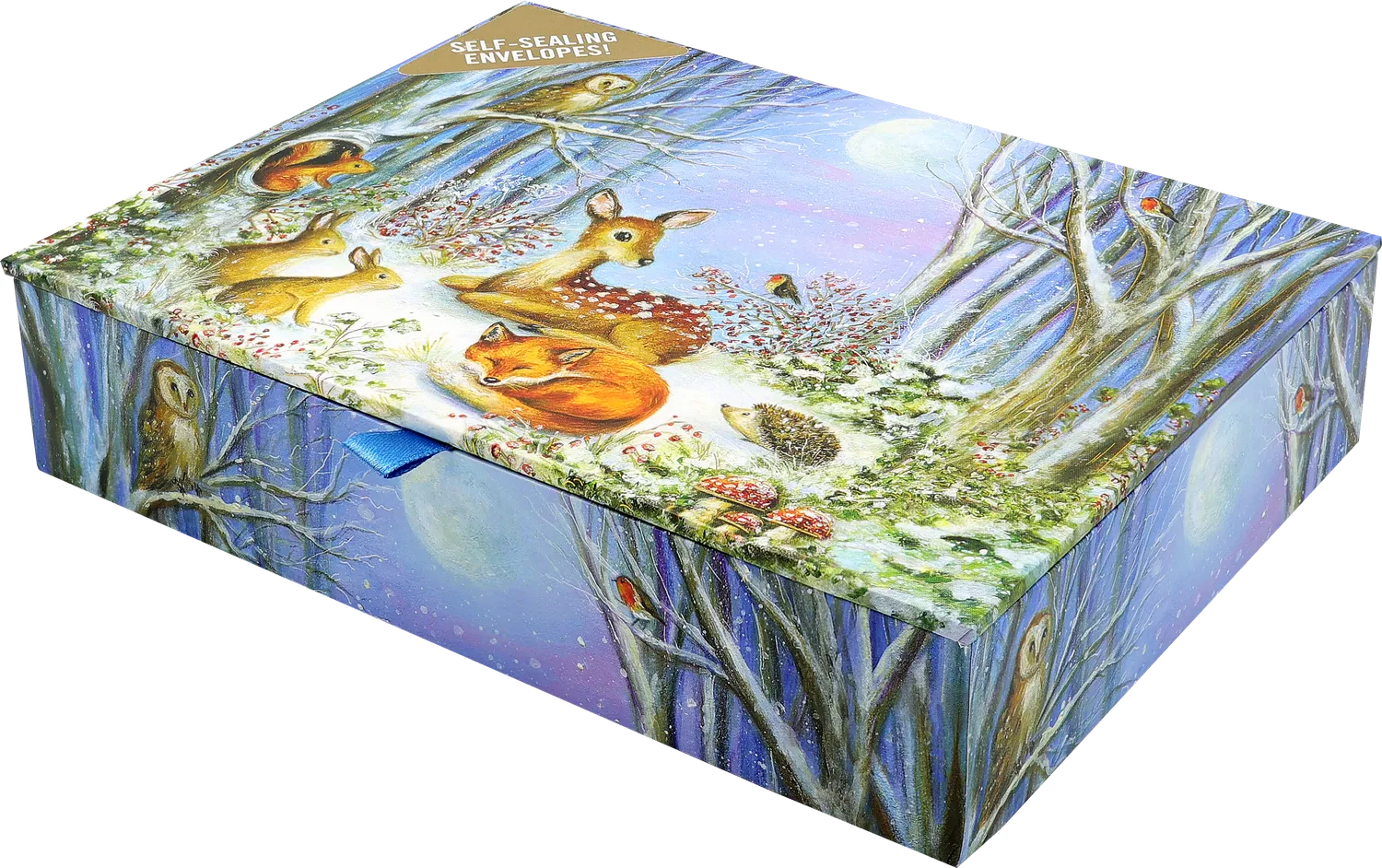 Peter Pauper Press Peaceful Forest Friends julekort 20 stk