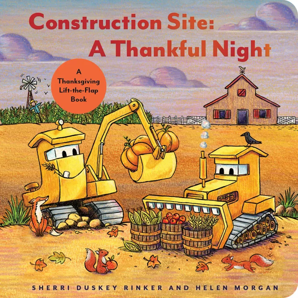Chronicle Construction Site Thankful Night klaffebok 2-4 år