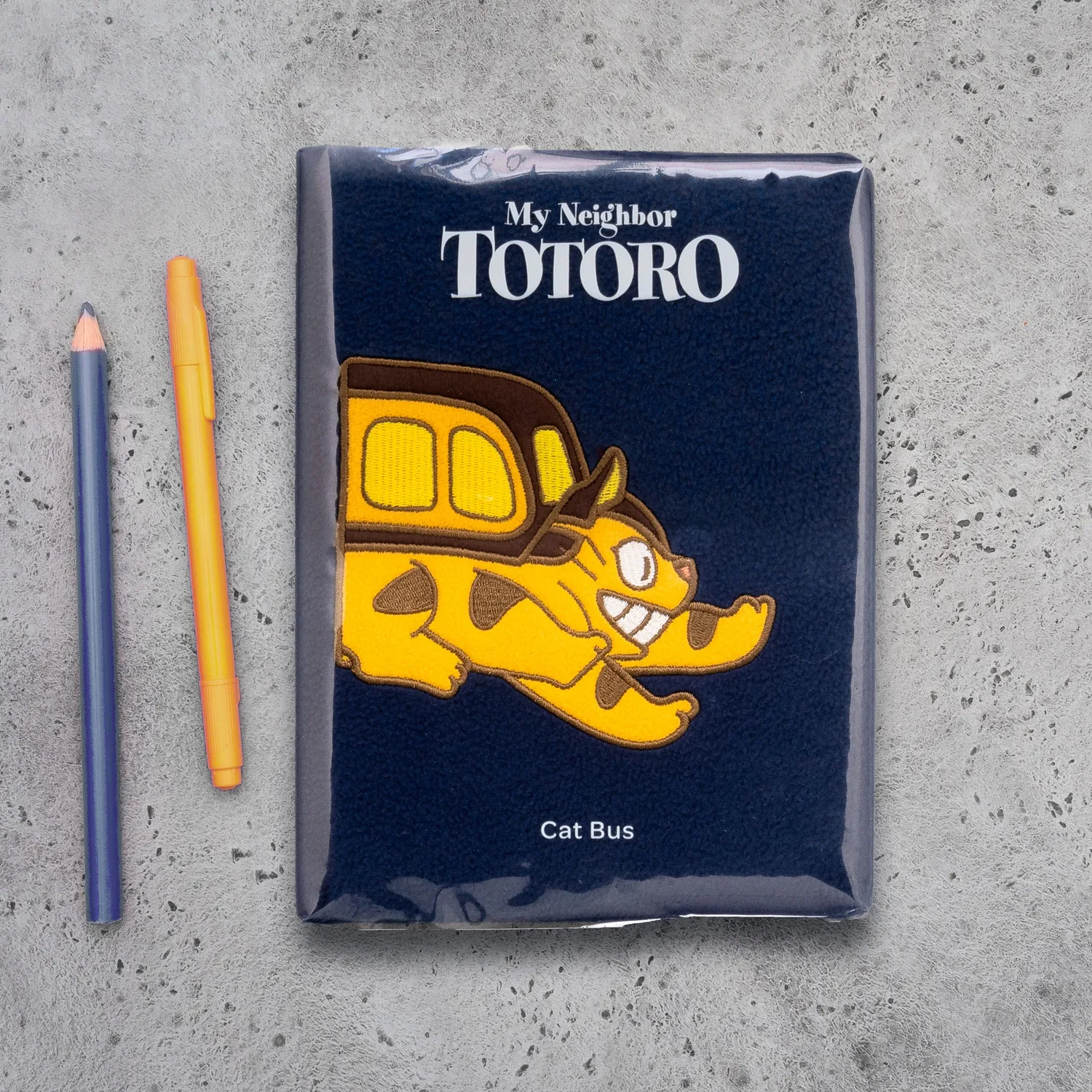 Studio Ghibli Totoro Cat Bus plysj notatbok linjert
