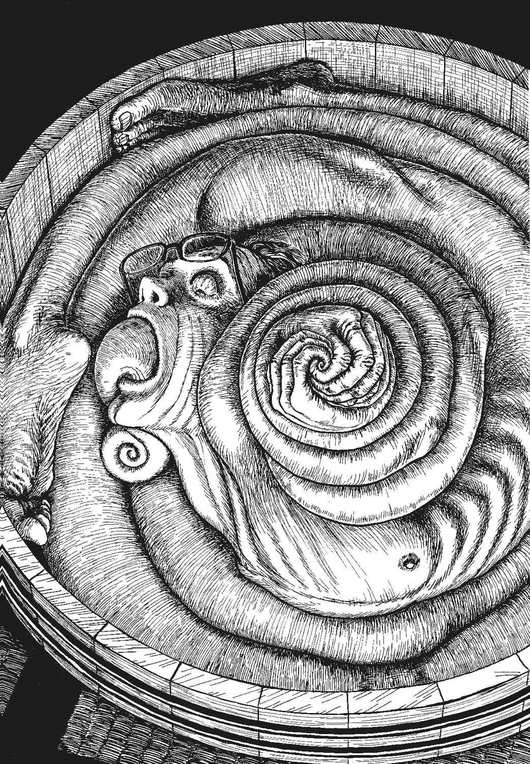 Junji Ito Uzumaki 100 Collectible Postcards postkort skrekk