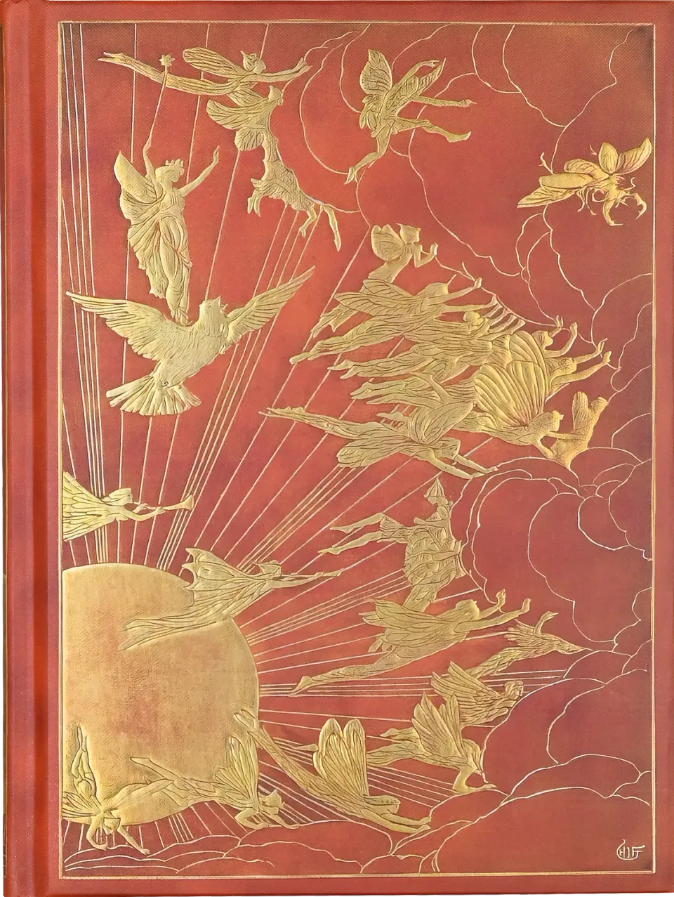 Peter Pauper Press Orange Fairy journal innbundet gullsnitt