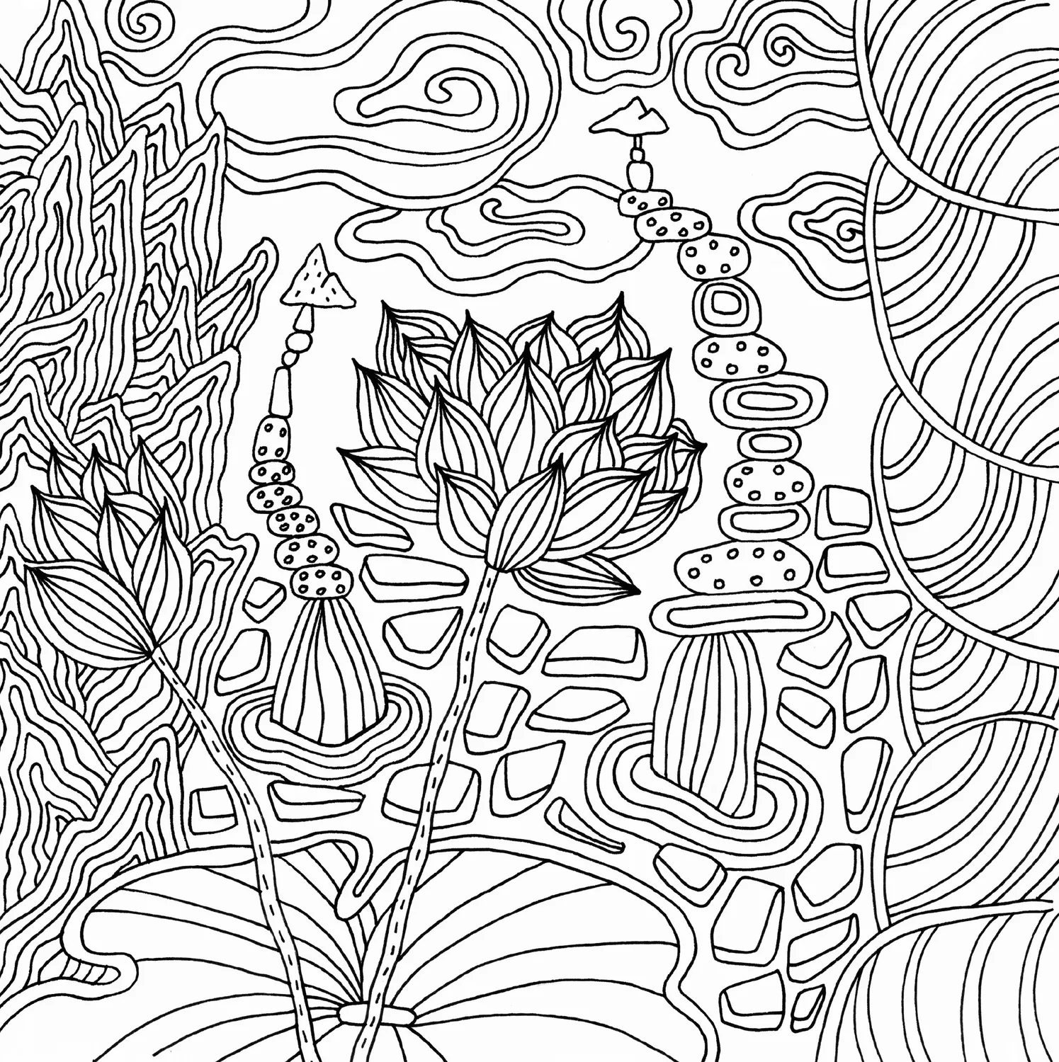 Peter Pauper Press Serenity fargeleggingsbok 31 motiver