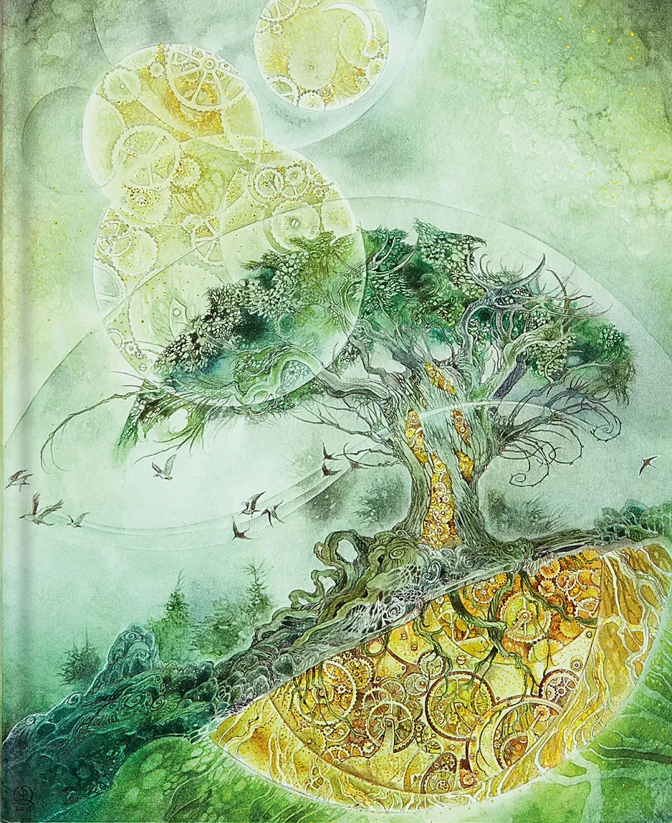 Peter Pauper Press Timeless Tree notatbok stor 192 sider