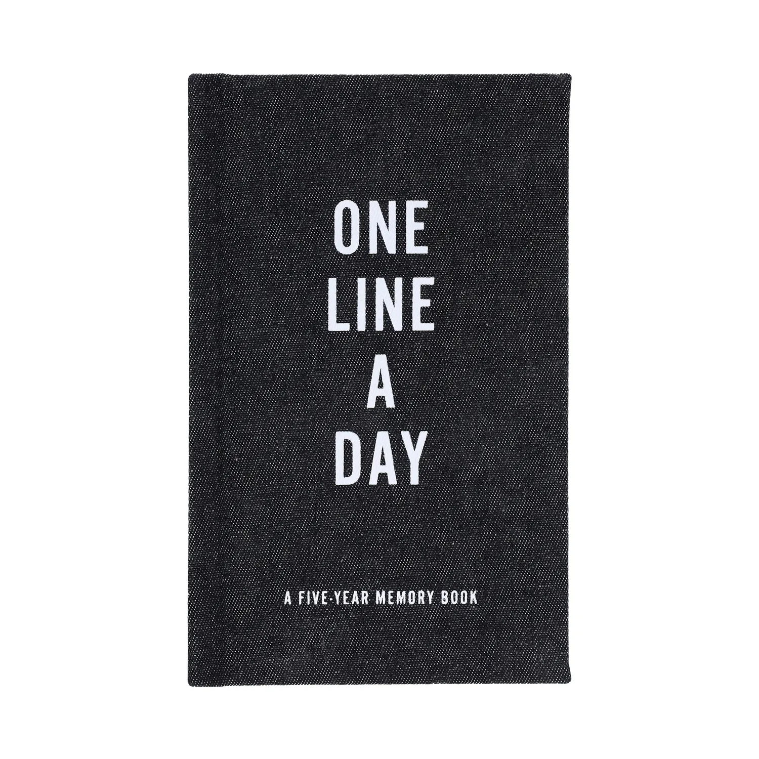 Abrams and Chronicle One Line a Day Black Canvas dagbok 5 år