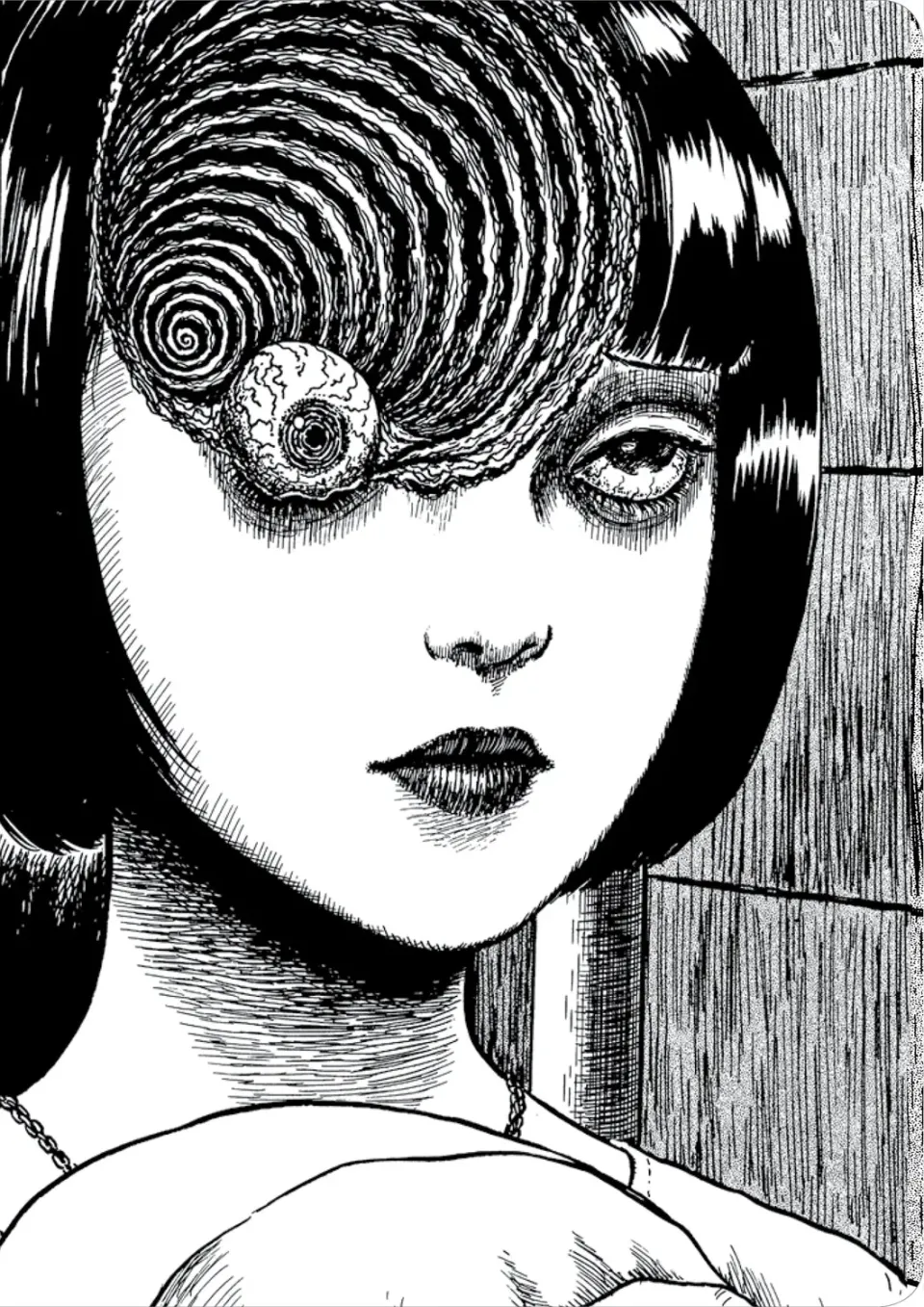 Junji Ito Uzumaki journal notatbok illustrert