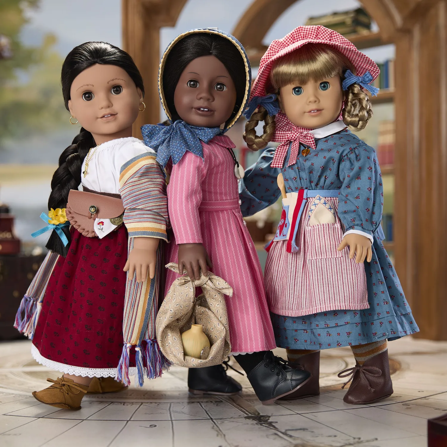 American Girl 2027 veggkalender 12 måneder historiske dukker