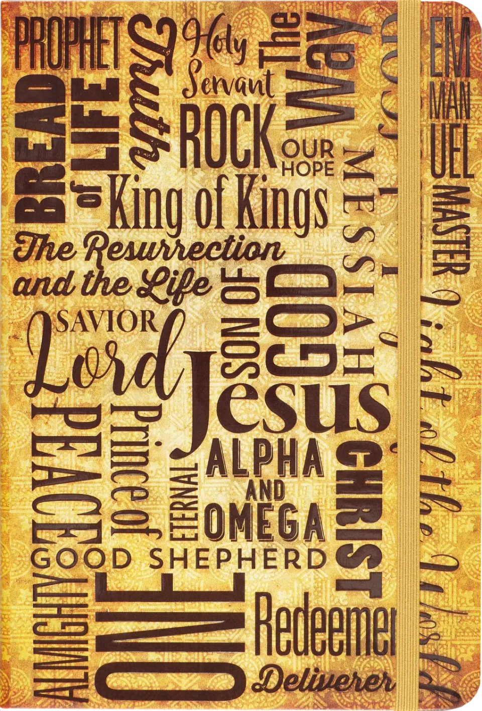 Peter Pauper Press Names of Jesus notatbok prikker A5 tro